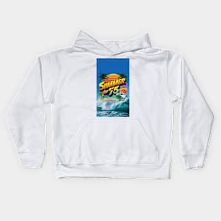 Retro summer aesthetic Kids Hoodie